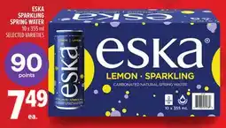 Metro ESKA SPARKLING SPRING WATER offer