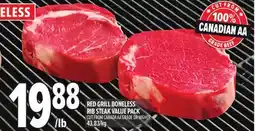 Metro RED GRILL BONELESS RIB STEAK VALUE PACK offer