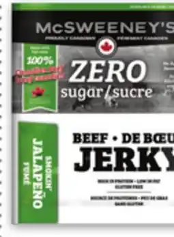 Metro MCSWEENEY'S JERKY SNACKS offer