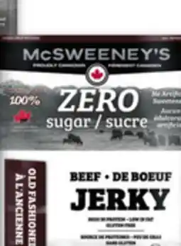 Metro MCSWEENEY'S JERKY SNACKS offer