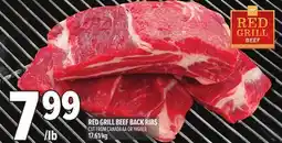 Metro RED GRILL BEEF BACK RIBS offer