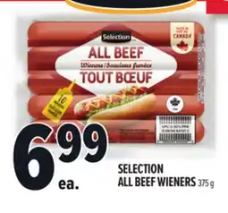 Metro SELECTION ALL BEEF WIENERS offer
