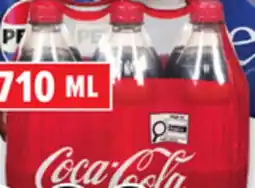 Metro ESKA NATURAL SPRING WATER 24 X 500ML OR COCA-COLA, CANADA DRY OR PEPSI SOFT DRINKS 6 X 710ML offer