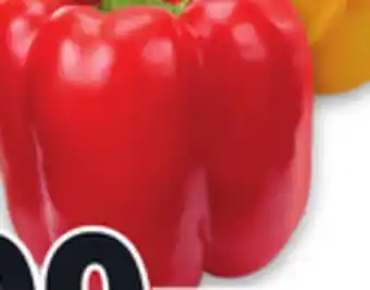 Metro LARGE RED, ORANGE OR YELLOW SWEET PEPPERS offer