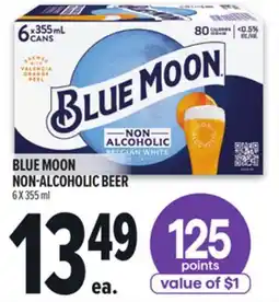 Metro BLUE MOON NON-ALCOHOLIC BEER offer