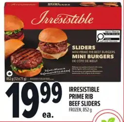 Metro IRRESISTIBLE PRIME RIB BEEF SLIDERS offer