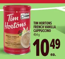 Metro TIM HORTONS FRENCH VANILLA CAPPUCINO offer