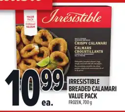 Metro IRRESISTIBLE BREADED CALAMARI VALUE PACK offer