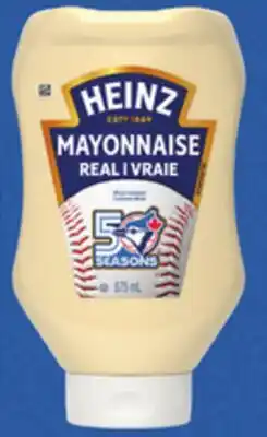 Walmart Heinz ketchup 1 L or mayonnaise 675 mL offer