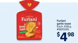 Walmart Furlani garlic toast offer