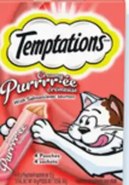 Walmart Temptations Cat Treats 18 g or lickable singles 40 g or 48 g offer