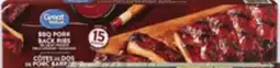 Walmart Great Value fully cooked pork backribs offer