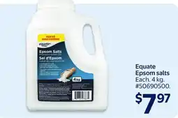 Walmart Equate Epsom salts offer