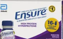Walmart Ensure high protein meal replacement shakes offer