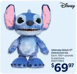 Walmart Disney Ultimate Stitch 17 interactive toy offer