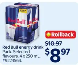 Walmart Red Bull energy drink offer
