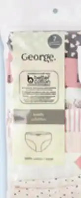 Walmart George Kids' packaged underwear offer