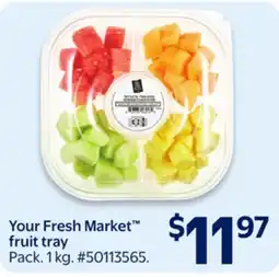 Walmart Your Fresh Market fruit tray offer