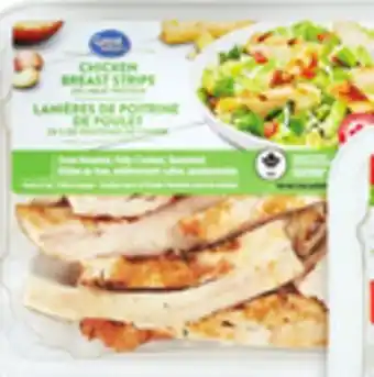 Walmart Great Value fully cooked Chicken Breast Strips offer
