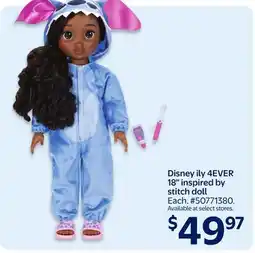 Walmart Disney ily 4EVER 18 inspired by stitch doll offer