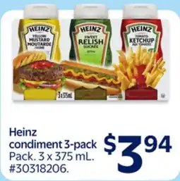 Walmart Heinz Condiment 3-pack offer