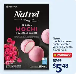 Walmart Natrel mochi ice cream offer
