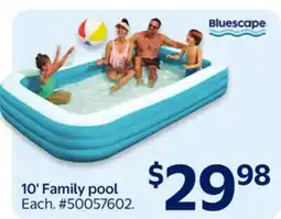 Walmart 10' Family pool offer