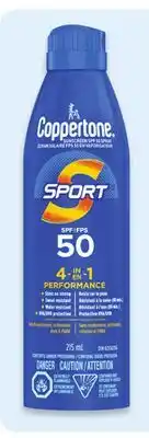 Walmart Coppertone Sport SPF 50 sunscreen spray offer