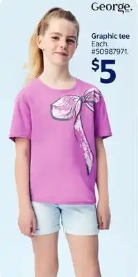 Walmart George Graphic Tee offer