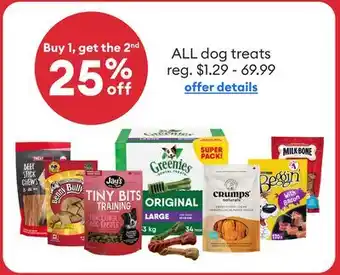 Petsmart ALL dog treats offer