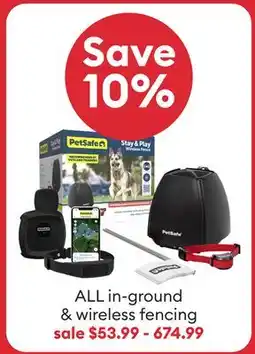 Petsmart ALL in-ground & wireless fencing offer