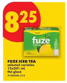 No Frills FUZE ICED TEA offer