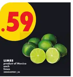 No Frills LIMES, each offer