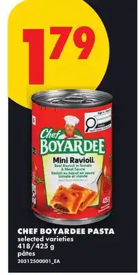 No Frills CHEF BOYARDEE PASTA, 416/425 G offer
