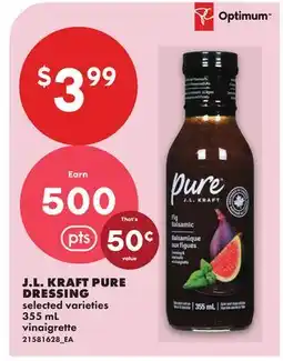 No Frills J.L KRAFT PURE DRESSING offer
