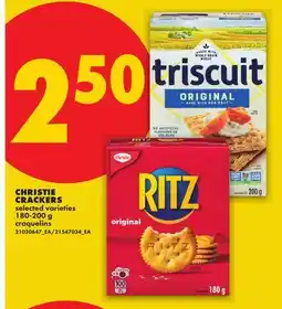No Frills CHRISTIE CRACKERS offer