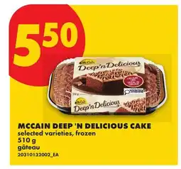 No Frills MCCAIN DEEP 'N DELICIOUS CAKE offer