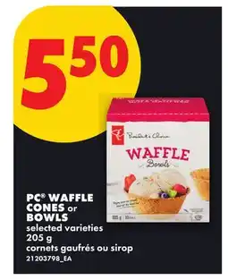 No Frills PC WAFFLE CONES OR BOWLS offer
