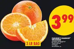 No Frills FARMER'S MARKET ORANGES, 3 LB BAG offer
