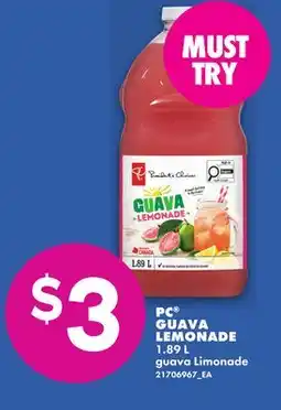 No Frills PC GUAVA LEMONADE offer