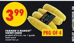 No Frills FARMER'S MARKET SWEET CORN, PKG OF 4 offer