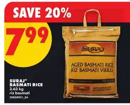 No Frills SURAJ BASMATI RICE offer