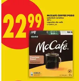 No Frills MCCAFE COFFEE PODS, 30's offer