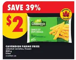 No Frills CAVENDISH FARMS FRIES offer