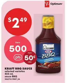 No Frills KRAFT BBQ SAUCE offer