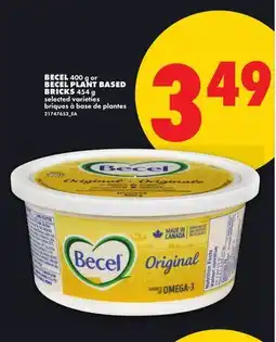 No Frills BECEL, 400 G OR BECEL PLANT BASED BRICKS, 454 G offer