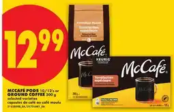 No Frills MCCAFE PODS, 10/12's or GROUND COFFEE offer