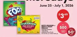 No Frills BETTY CROCKER OR POM-POM FRUIT SNACKS offer