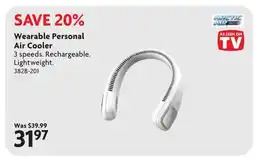 Home Hardware Wearable Personal Air Cooler offer