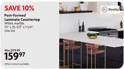 Home Hardware Post-Formed Laminate Countertop offer